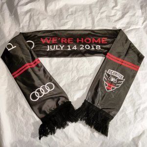 D.C. United Inaugural Game At Audi Field 07/14/18 We're Home Commemorative Scarf